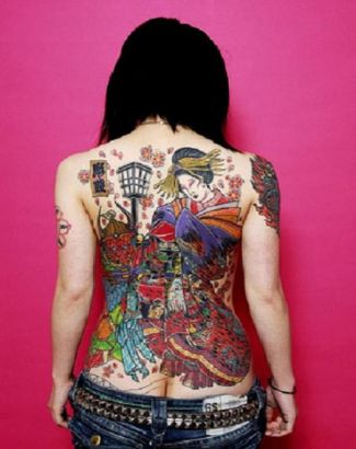 Japanese Girl Tattoo